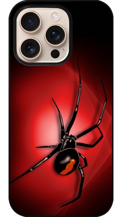 Coque iPhone 16 Pro - Halloween 2023 spider black widow