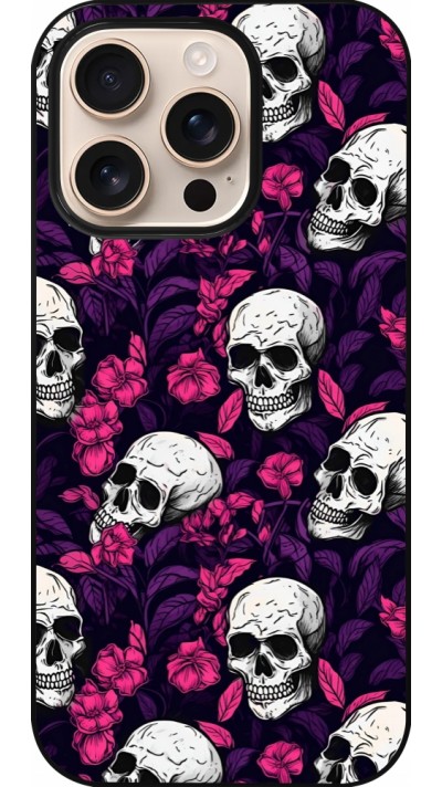 Coque iPhone 16 Pro - Halloween 2024 romantic skulls