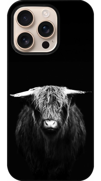 Coque iPhone 16 Pro - Highland calf black