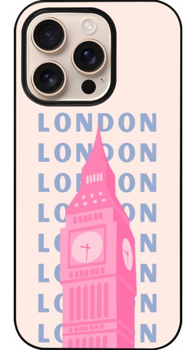 Coque iPhone 16 Pro - London Pink Print