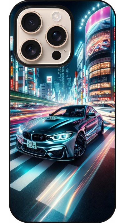 Coque iPhone 16 Pro - BMW M4 Tokyo Night