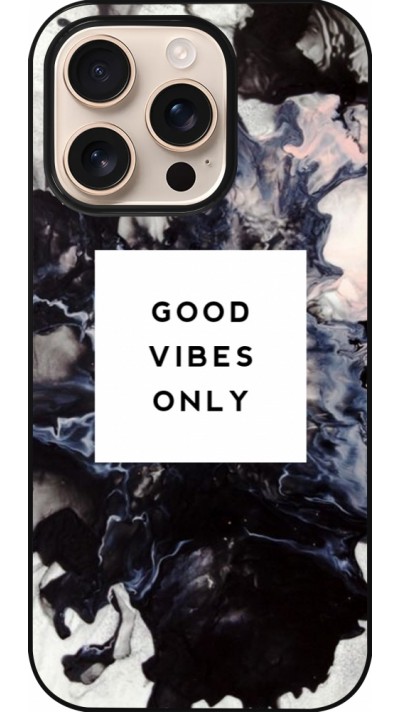 Coque iPhone 16 Pro - Marble Good Vibes Only