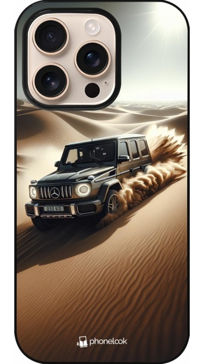 Coque iPhone 16 Pro - Mercedes G Drift Desert