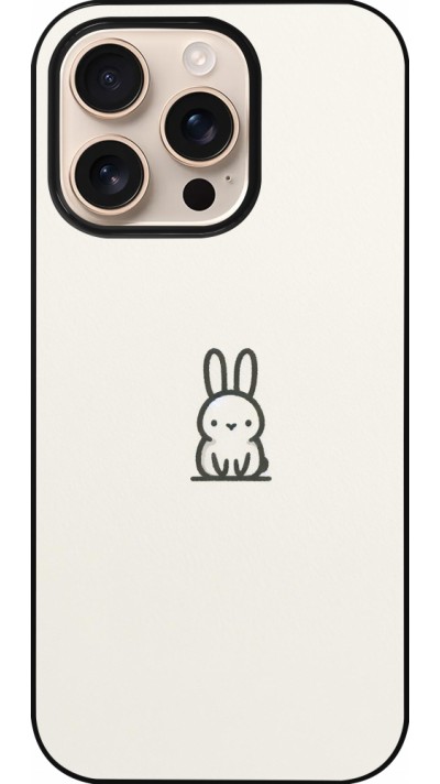 Coque iPhone 16 Pro - Minimal bunny cutie