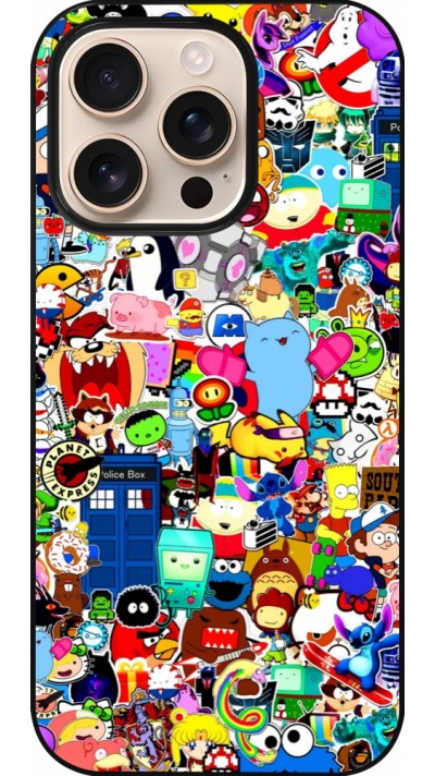 Coque iPhone 16 Pro - Mixed cartoons