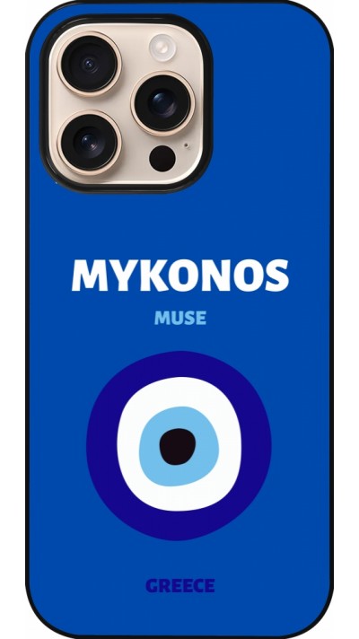 Coque iPhone 16 Pro - Pop Summer Destination Mykonos