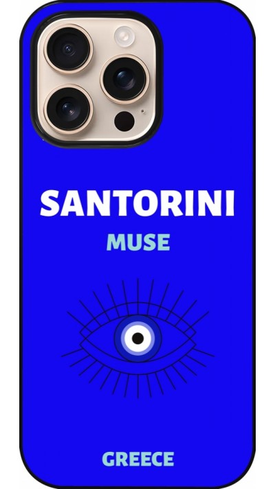 Coque iPhone 16 Pro - Pop Summer Destination Santorini