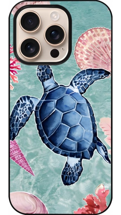 Coque iPhone 16 Pro - Preppy Turtle