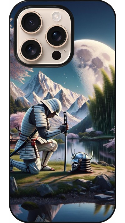 Coque iPhone 16 Pro - Samurai Katana Lune