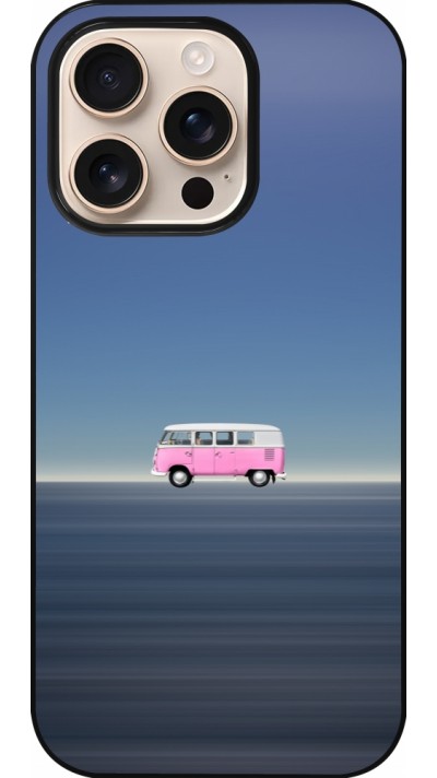 Coque iPhone 16 Pro - Spring 23 pink bus