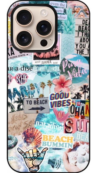 Coque iPhone 16 Pro - Summer 20 collage