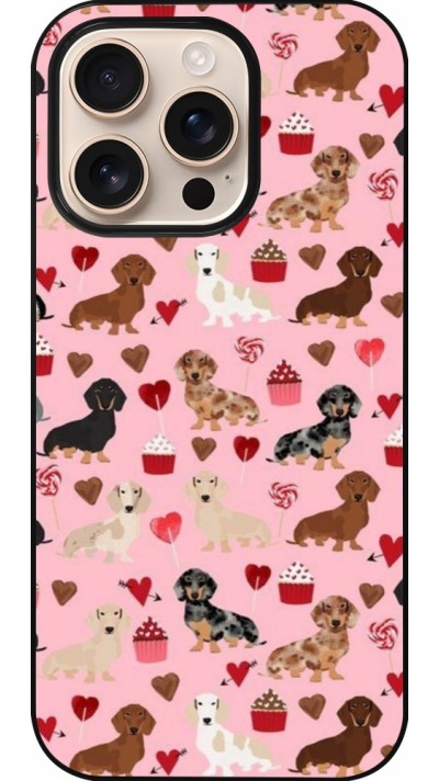 Coque iPhone 16 Pro - Valentine 2024 puppy love