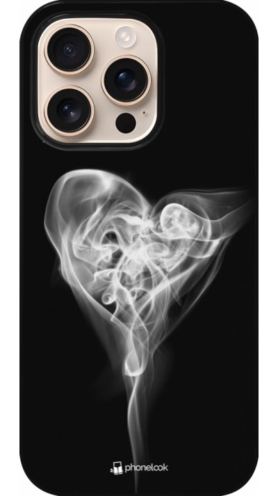 Coque iPhone 16 Pro - Valentine 2022 Black Smoke