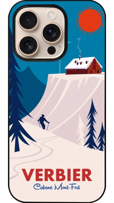 Coque iPhone 16 Pro - Verbier Cabane Mont-Fort