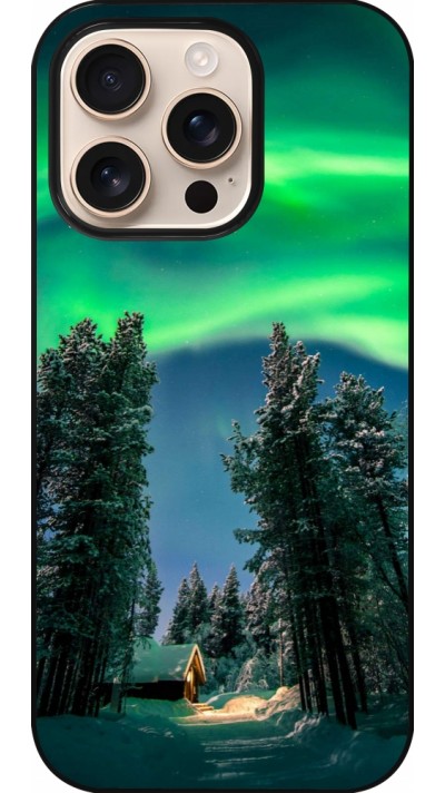 Coque iPhone 16 Pro - Winter 22 Northern Lights