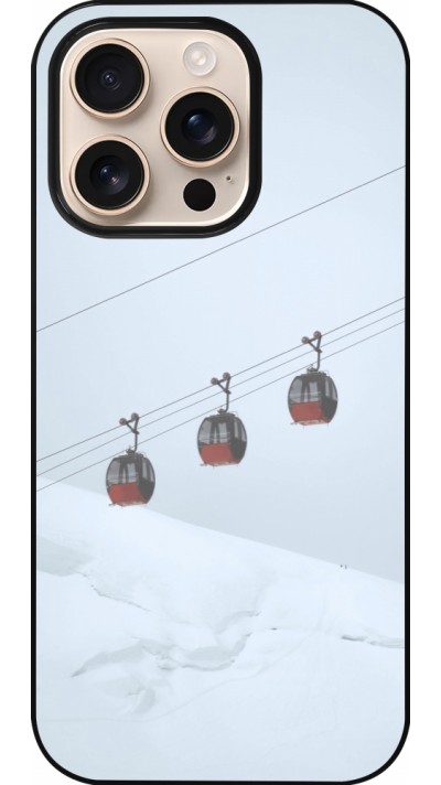 Coque iPhone 16 Pro - Winter 22 ski lift