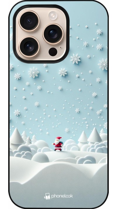 Coque iPhone 16 Pro - Noël 2023 Petit Père Flocon