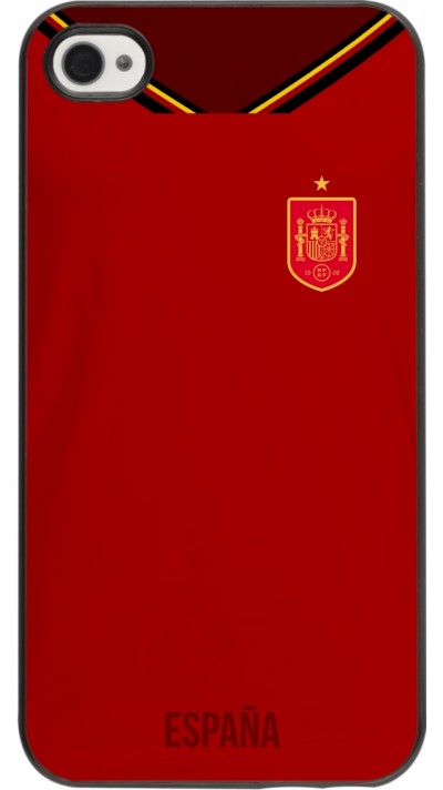 iPhone 4/4s Case Hülle - Spanien 2022 personalisierbares Fußballtrikot