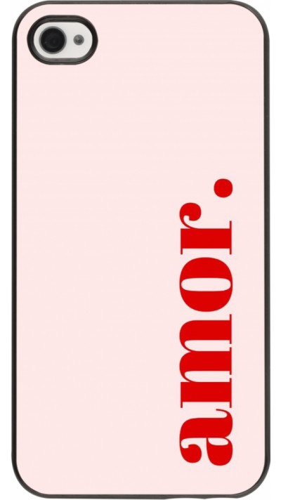 Coque iPhone 4/4s - Valentine 2024 amor