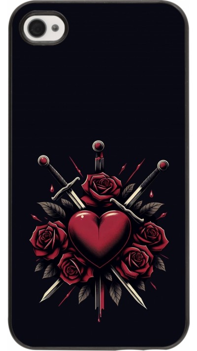 Coque iPhone 4/4s - Valentine 2024 gothic love