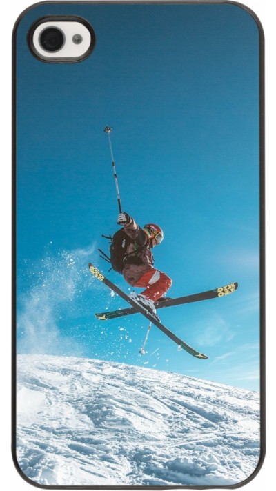 iPhone 4/4s Case Hülle - Winter 22 Ski Jump