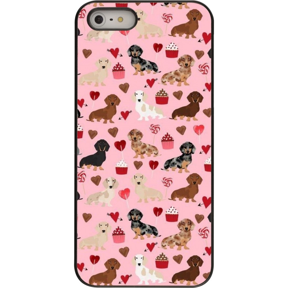 iPhone 5/5s / SE (2016) Case Hülle - Valentine 2024 puppy love