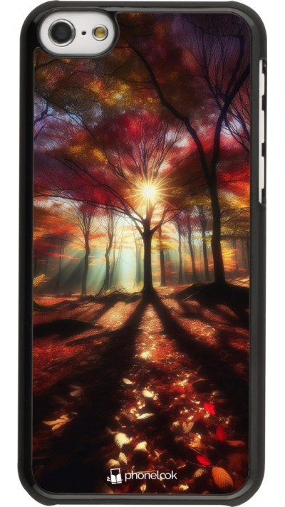 iPhone 5c Case Hülle - Herbstlicher goldener Glanz