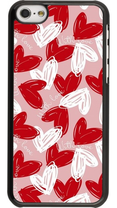 iPhone 5c Case Hülle - Valentine 2024 with love heart