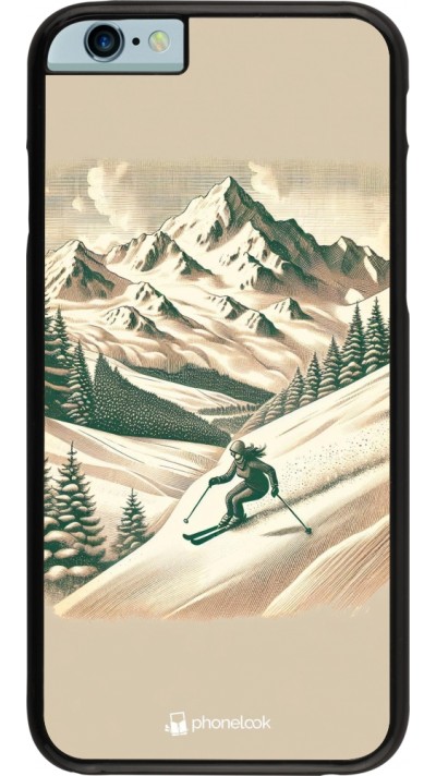 Coque iPhone 6/6s - Vintage Ski Mountain