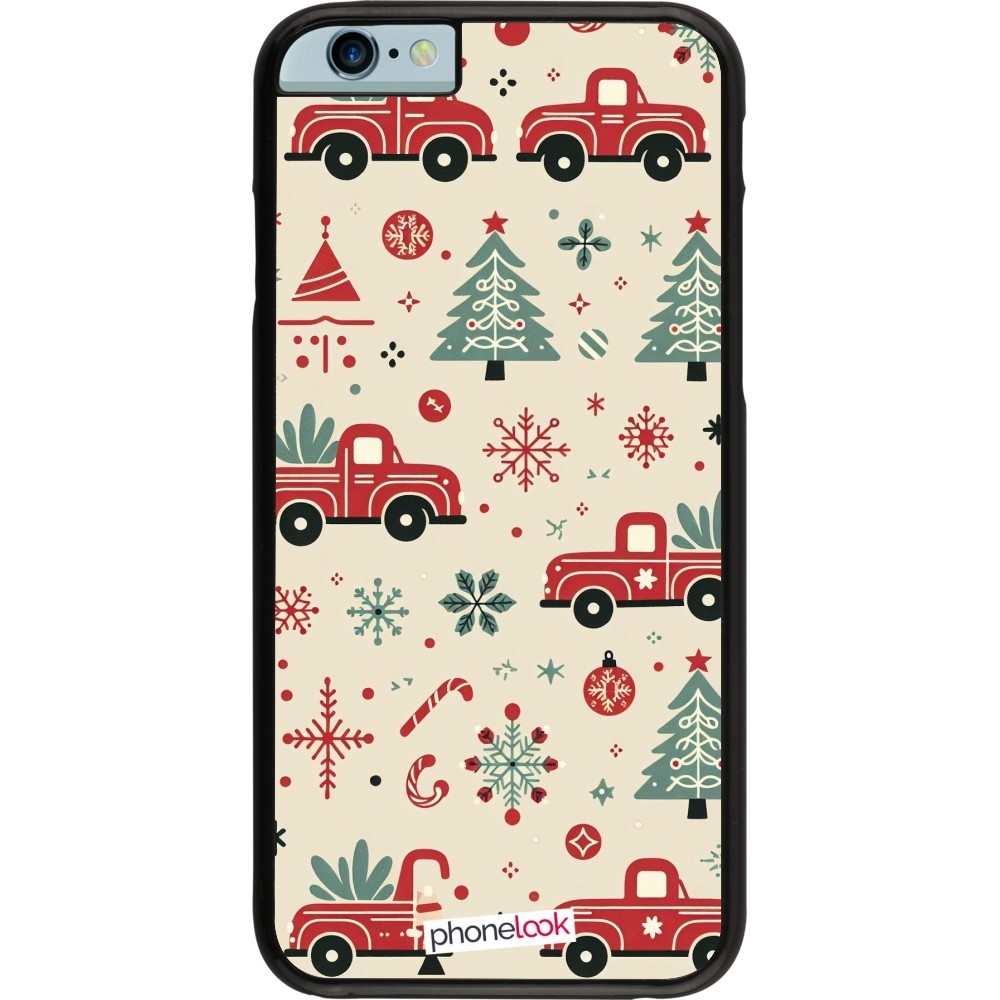 Coque iPhone 6/6s - Noël 2024 Camion Sapin