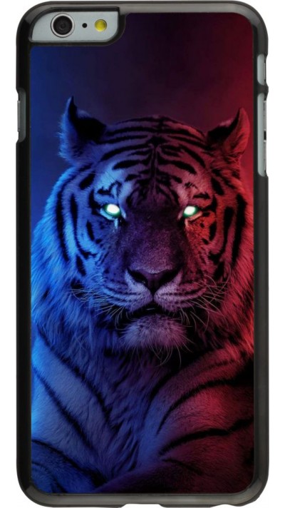 Coque iPhone 6 Plus / 6s Plus - Tiger Blue Red