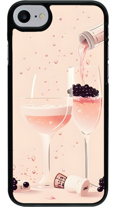 Coque iPhone 7 / 8 / SE (2020, 2022) - Champagne Pouring Pink