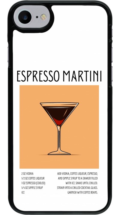 Coque iPhone 7 / 8 / SE (2020, 2022) - Cocktail recette Espresso Martini