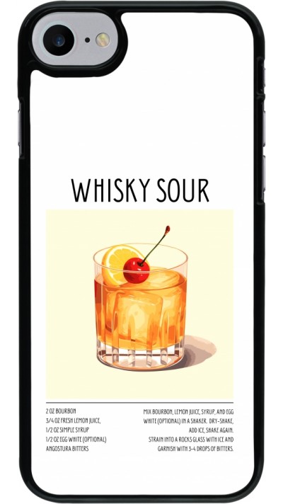 Coque iPhone 7 / 8 / SE (2020, 2022) - Cocktail recette Whisky Sour