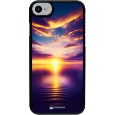 iPhone 7 / 8 / SE (2020, 2022) Case Hülle - Sonnenuntergang gelb violett