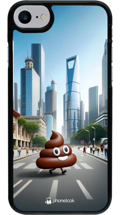 Coque iPhone 7 / 8 / SE (2020, 2022) - Emoji Caca walk