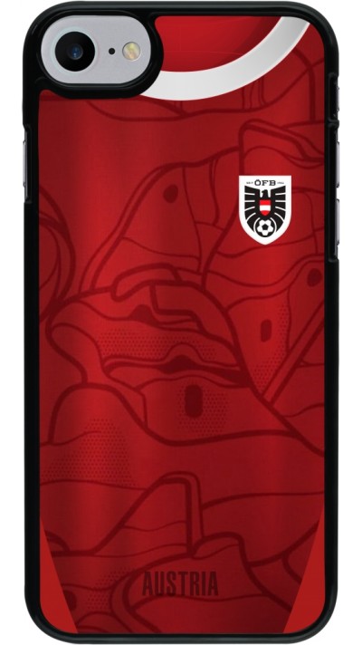 iPhone 7 / 8 / SE (2020, 2022) Case Hülle - Austria personalisierbares Fussballtrikot