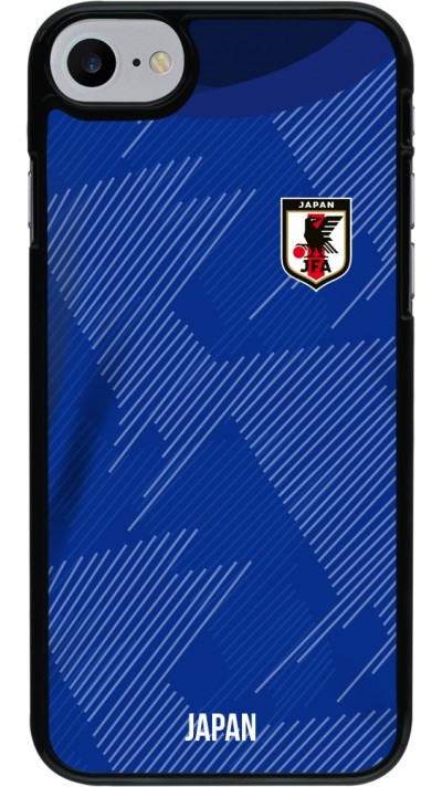 Coque iPhone 7 / 8 / SE (2020, 2022) - Maillot de football Japon 2022 personnalisable