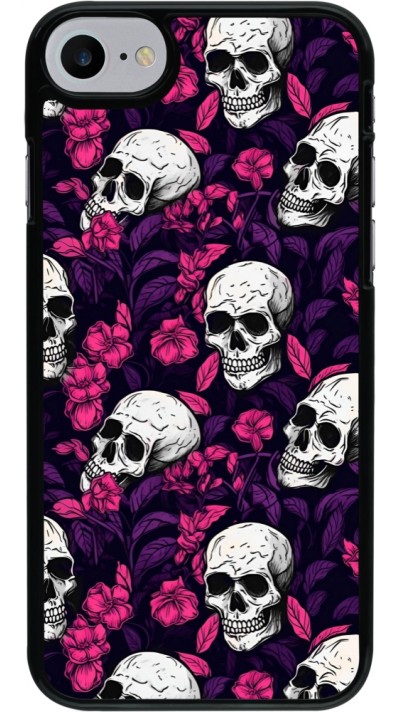 Coque iPhone 7 / 8 / SE (2020, 2022) - Halloween 2024 romantic skulls