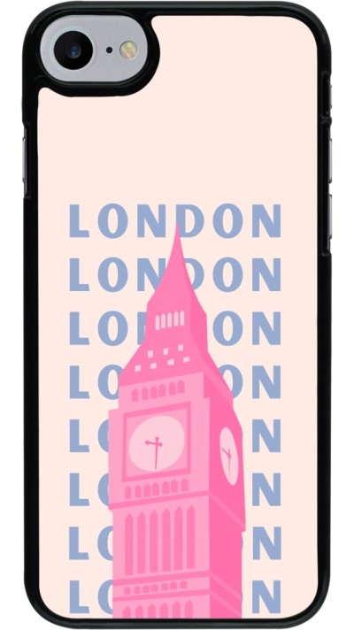 Coque iPhone 7 / 8 / SE (2020, 2022) - London Pink Print