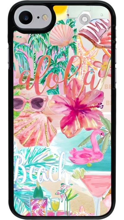 Coque iPhone 7 / 8 / SE (2020, 2022) - Preppy Collage Aloha