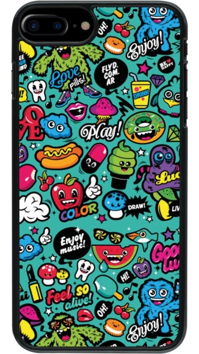 Coque iPhone 7 Plus / 8 Plus - Cartoons old school