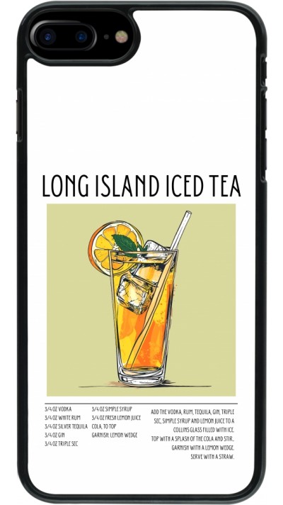 Coque iPhone 7 Plus / 8 Plus - Cocktail recette Long Island Ice Tea