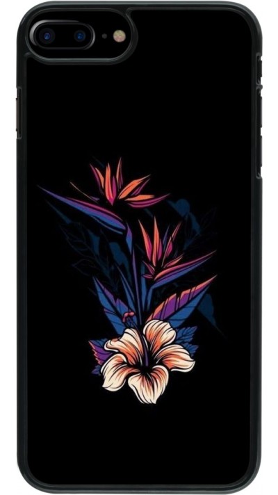 Coque iPhone 7 Plus / 8 Plus - Dark Flowers