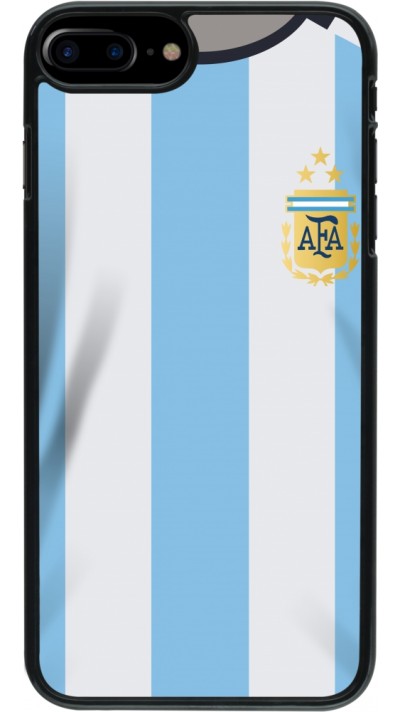 Coque iPhone 7 Plus / 8 Plus - Maillot de football Argentine 2022 personnalisable