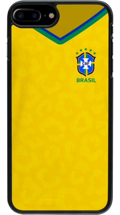 Coque iPhone 7 Plus / 8 Plus - Maillot de football Brésil 2022 personnalisable