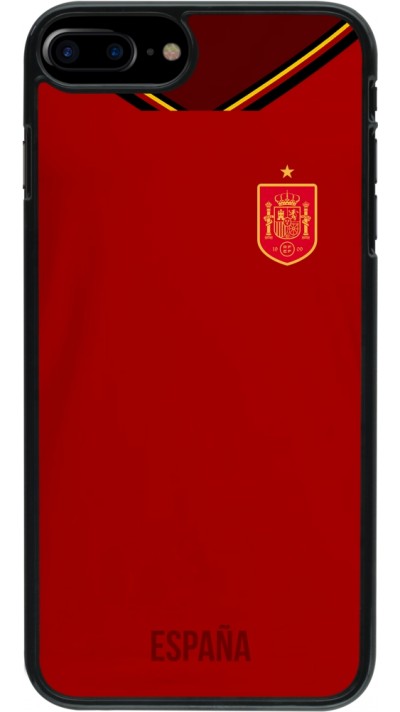 Coque iPhone 7 Plus / 8 Plus - Maillot de football Espagne 2022 personnalisable