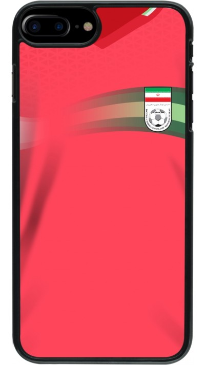 Coque iPhone 7 Plus / 8 Plus - Maillot de football Iran 2022 personnalisable