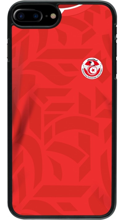 Coque iPhone 7 Plus / 8 Plus - Maillot de football Tunisie 2022 personnalisable