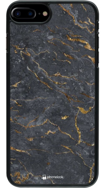 Coque iPhone 7 Plus / 8 Plus - Grey Gold Marble